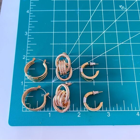 Gold Hoop Earrings - Picture 6 of 6